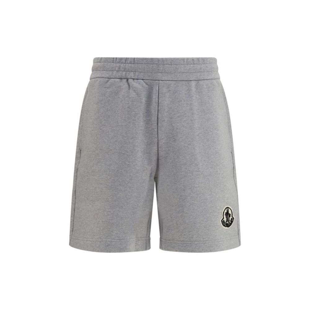 Moncler Gray Cotton Bermuda Men's Shorts
